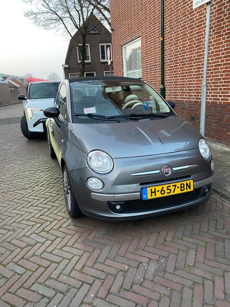 Fiat 500 1.2 C 2014 Grijs, Voorwielaandrijving, 4 cilinders, Handgeschakeld, Particulier