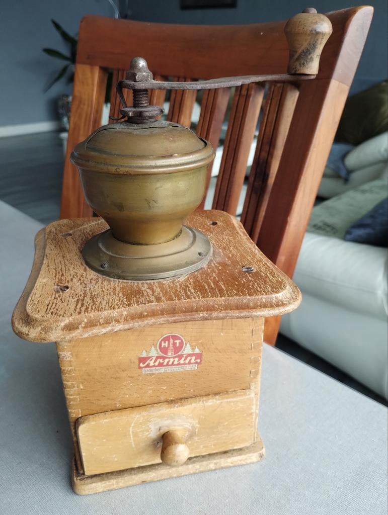 Antieke koffiemolen, Ophalen of Verzenden