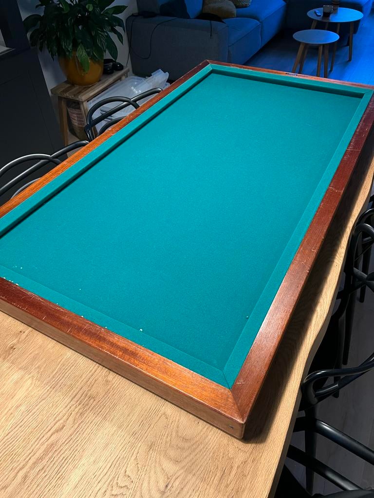 Biljart tafelmodel 85 x 155 cm, Ophalen, Gebruikt, Biljarttafel