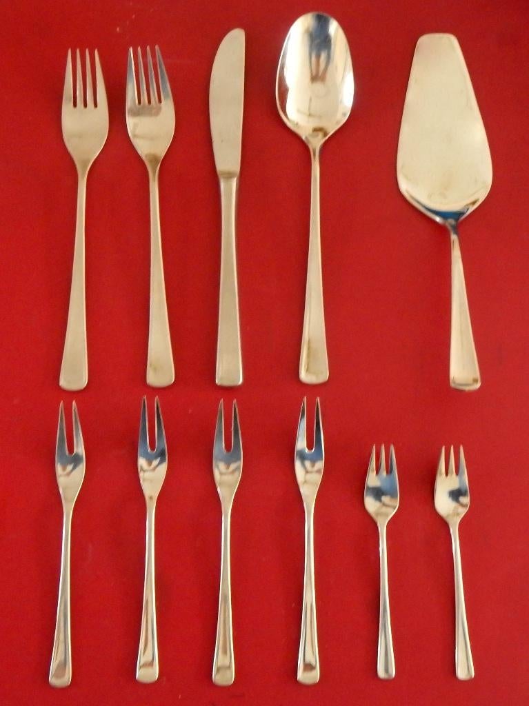 Gero Zilduro Grandetti 735 design bestekdelen, Antiek en Kunst, Antiek | Bestek, Ophalen of Verzenden