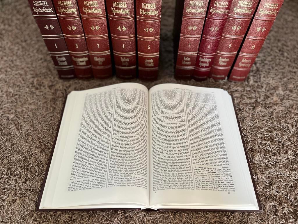 Dachsel Bijbelverklaring, 10 delen, Ophalen of Verzenden, Gelezen, Christendom | Protestants