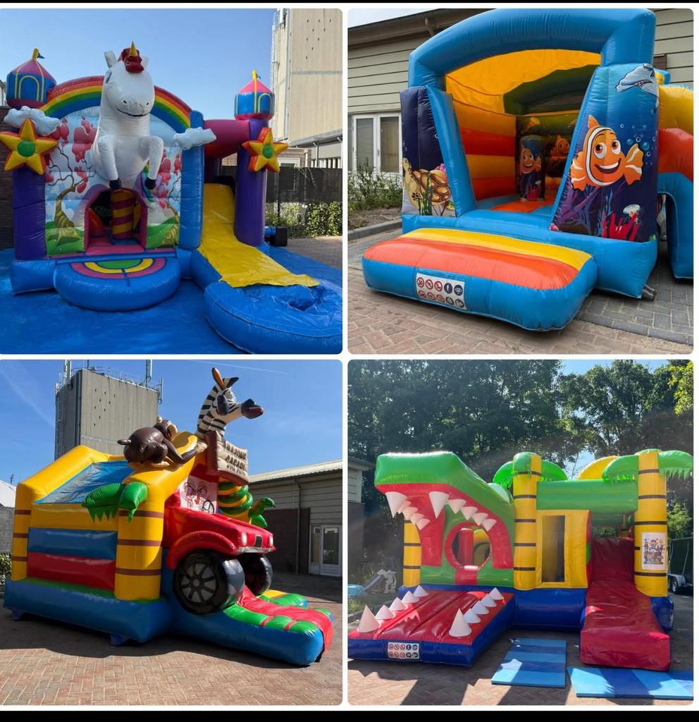 Springkussens te huur voor elk feestje! Vanaf €80,-, Ophalen of Verzenden, Gebruikt