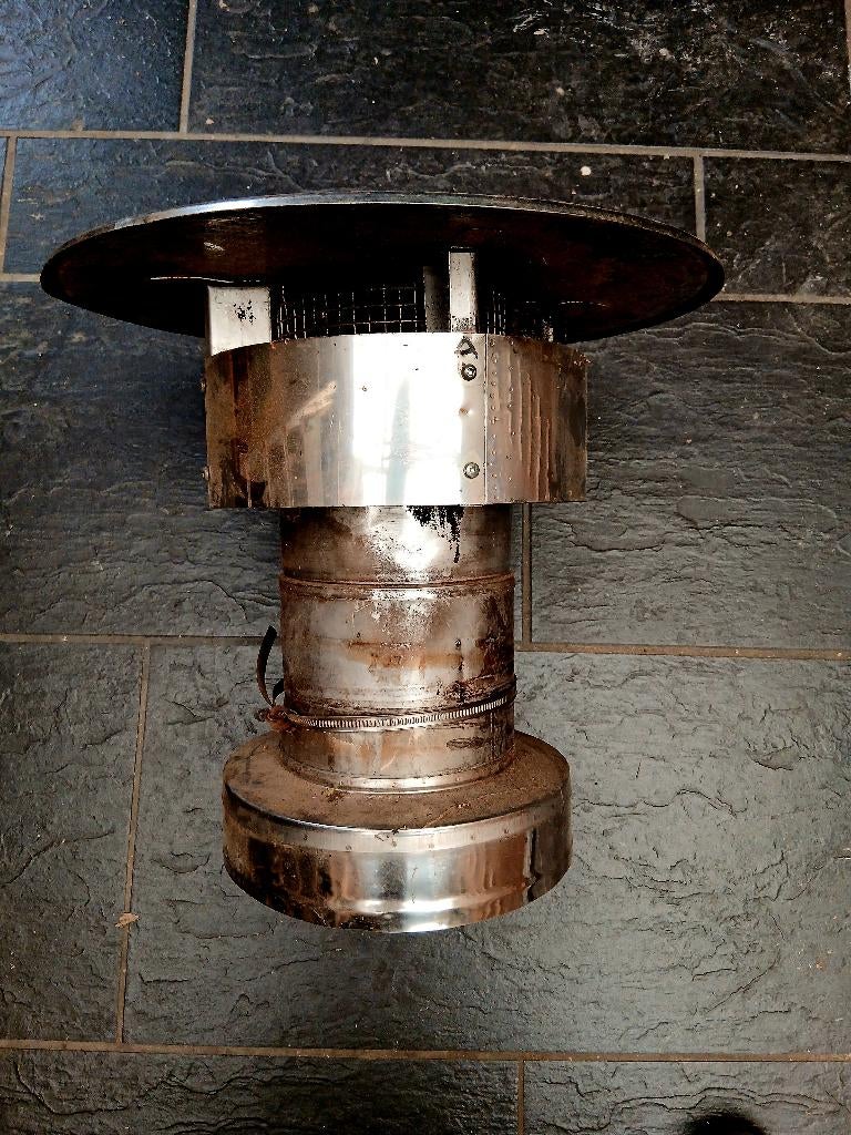 Schoorsteenkap, Ophalen, Gebruikt, Hout, Houtkachel