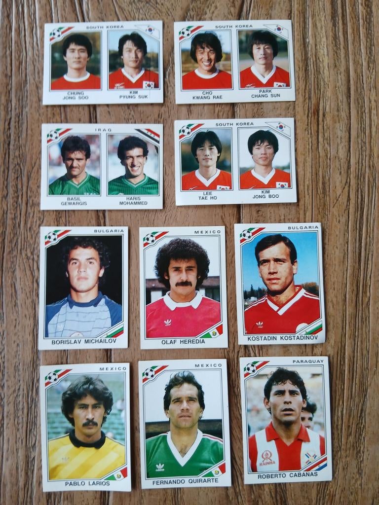 Panin wk 86 Mexico. 60x, Ophalen of Verzenden, Zo goed als nieuw, Buitenlandse clubs, Poster, Plaatje of Sticker