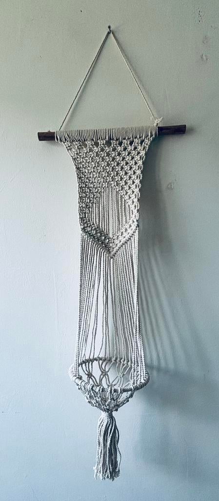 3 soorten macramé plantenpot hangers, Ophalen of Verzenden, Zo goed als nieuw