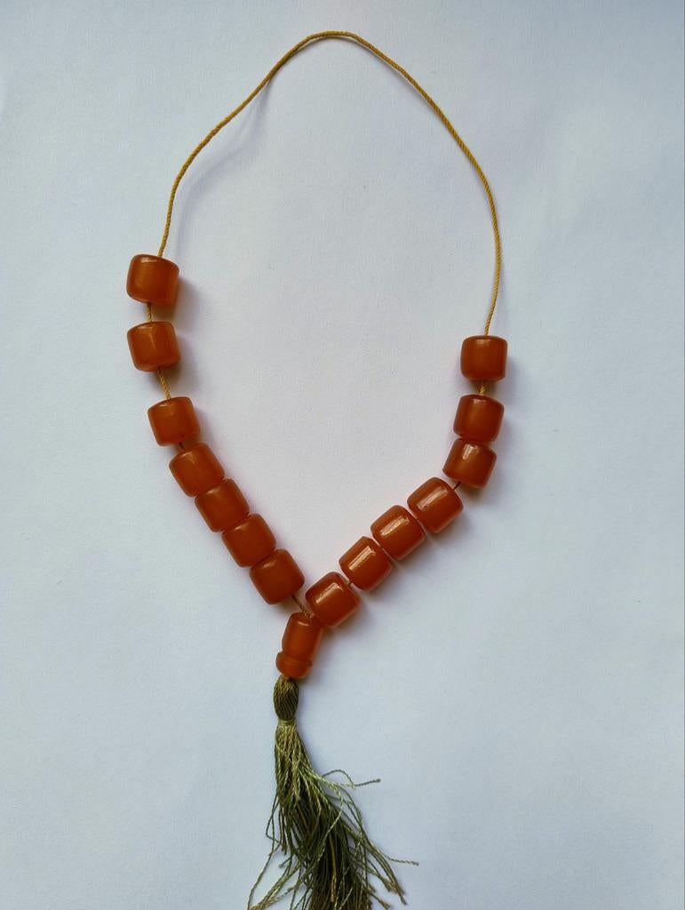 Antieke bakeliet gebedsketting, Ophalen of Verzenden