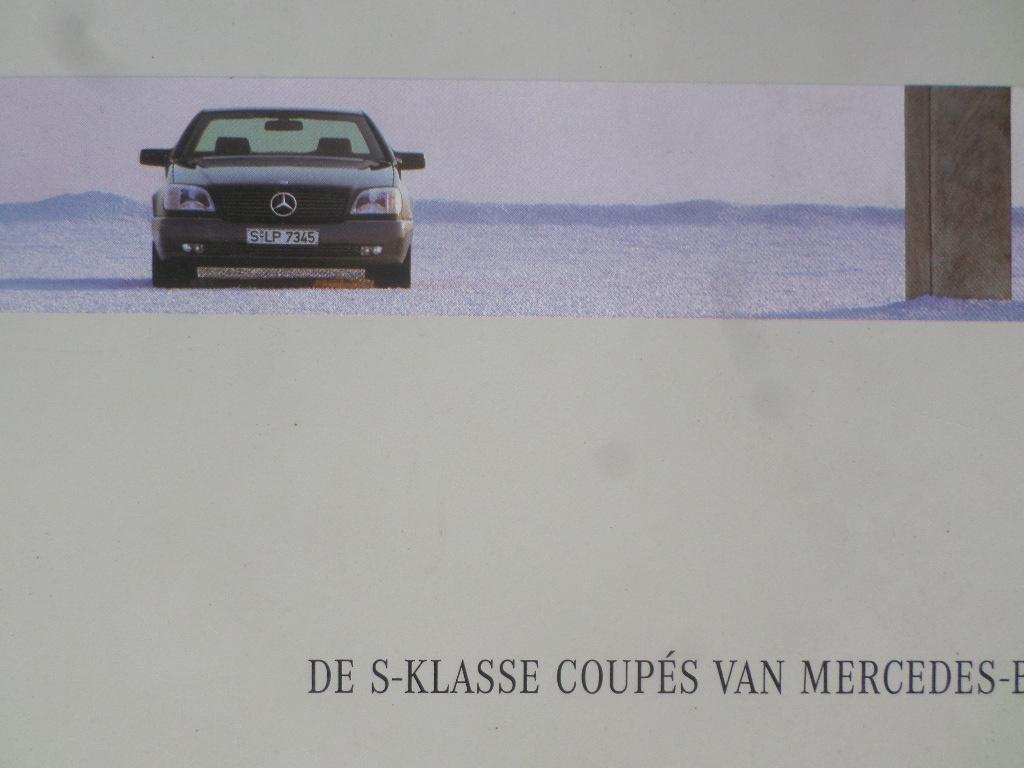 Mercedes 420 & 500 & 600 SEC CL S Coupe 0793 Brochure, Boeken, Ophalen of Verzenden, Zo goed als nieuw, Mercedes
