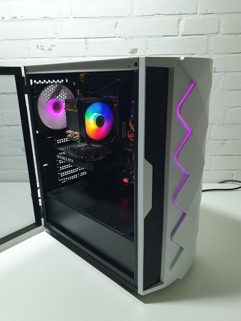 Game PC RTX 3050 Intel Xeon 16GB DDR4 500GB SSD Windows 11, 2 tot 3 Ghz, ., Zelf gebouwde pc, Refurbished