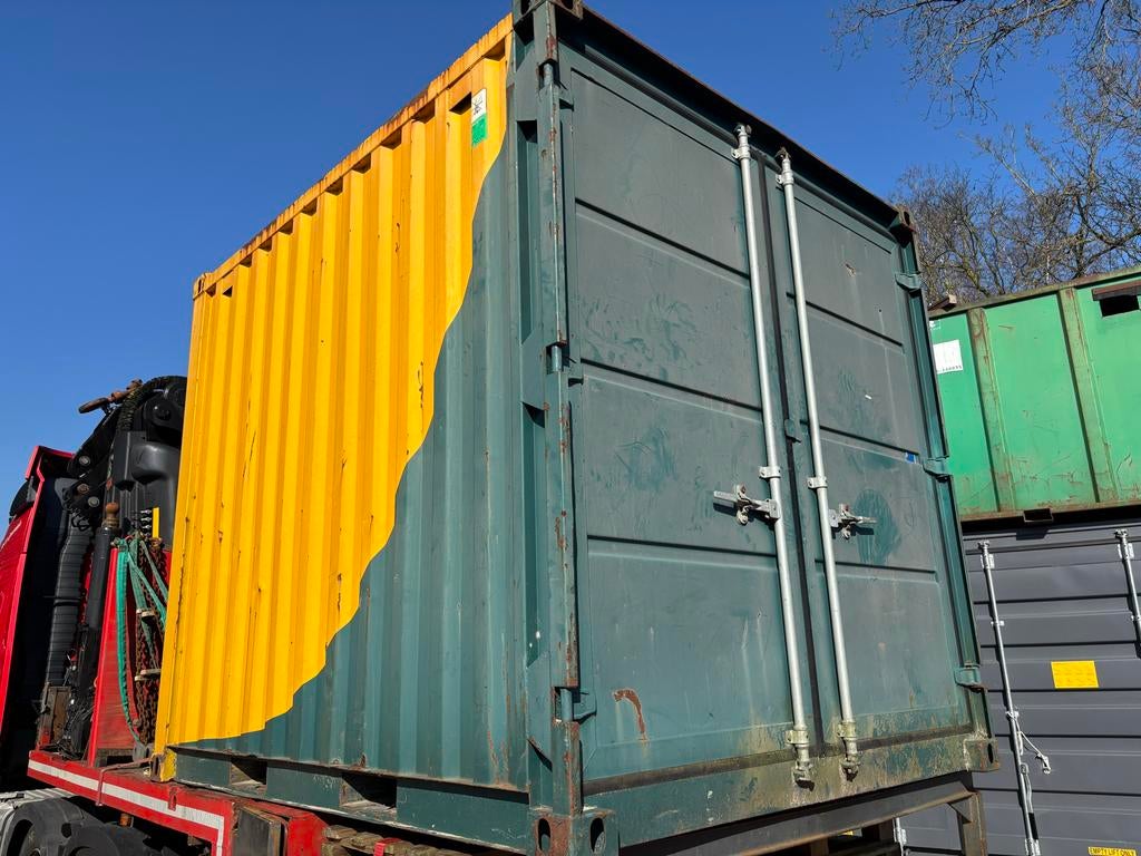10ft Container met Verlichting bouwcontainer 10 voet opslag, Ophalen