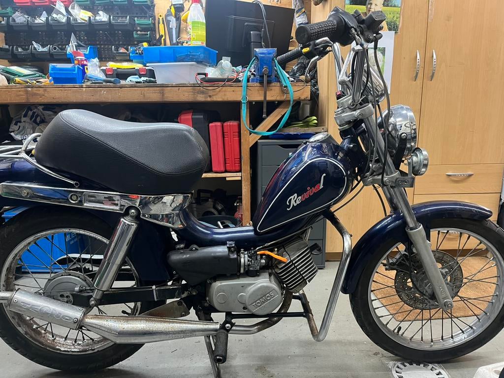 Tomos geel kenteken revival, Fietsen en Brommers, Brommers | Tomos, Ophalen, Maximaal 45 km/u, Zo goed als nieuw, 50 cc
