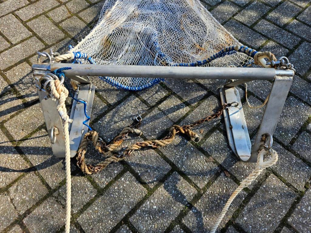 Garnalen sleepnet - Vang je eigen garnalen op het wad, Watersport en Boten, Ophalen of Verzenden, Gebruikt, Net of Fuik
