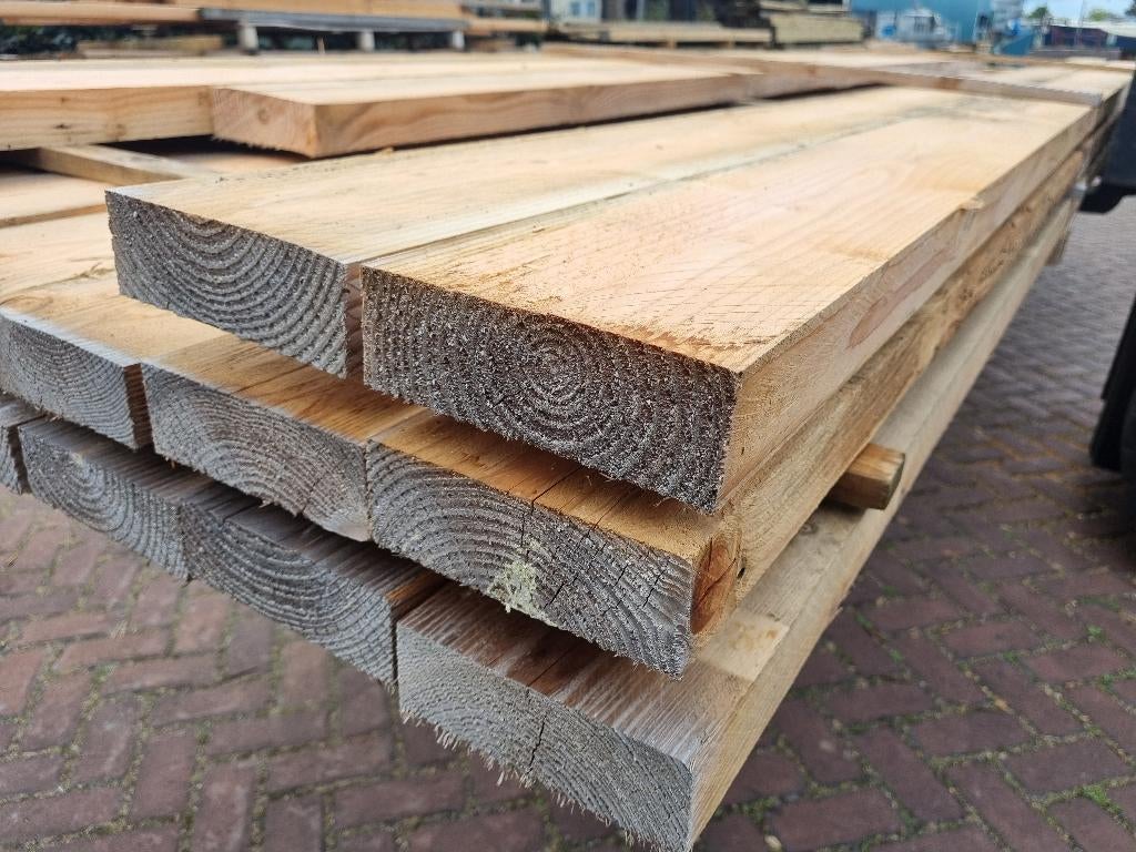 Douglas balken fijnbezaagd 5.0x15.0 cm - nr: TB43, Ophalen, Nieuw, 250 cm of meer, Balken