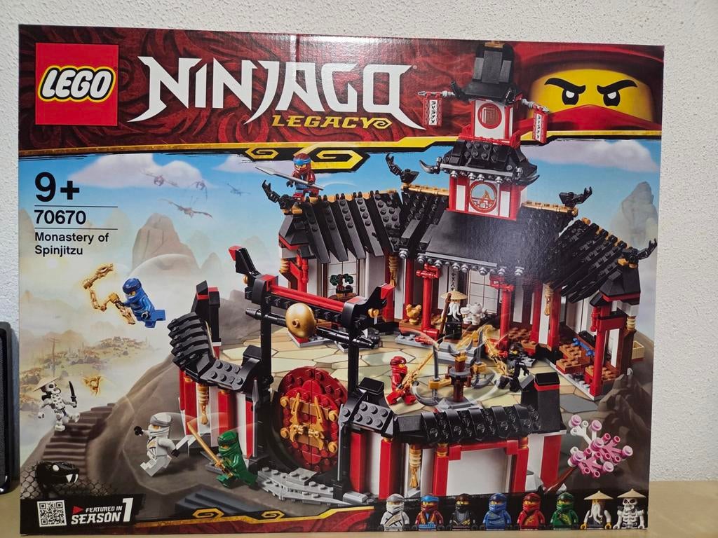 LEGO Ninjago Legacy 70670 Monastery of Spinjitzu - Nieuw!, Ophalen of Verzenden, Nieuw, Complete set, Lego