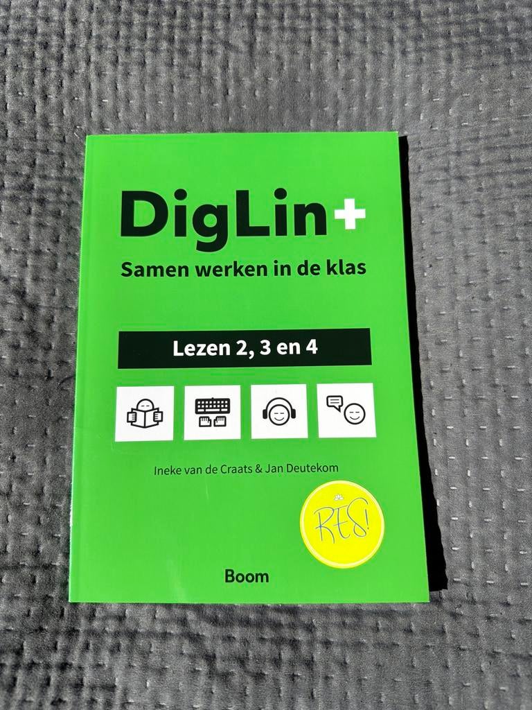 DigLin+ Samen werken in de klas Lezen, Boeken, Zo goed als nieuw, Alpha, Overige niveaus, Craats-Oosterwold van de Craats-Oosterwold; Jan Deutekom