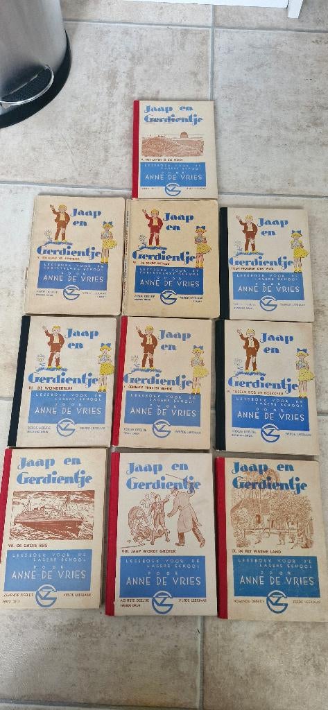 oude boekjes jaap en gerdientje, Boeken, Gelezen, Fictie algemeen, Ophalen of Verzenden, Anne de vries