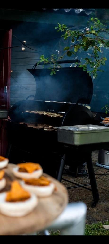 Weber SmokeFire EPX6 Stealth Edition Pelletbarbecue, Ophalen, Gebruikt, Weber