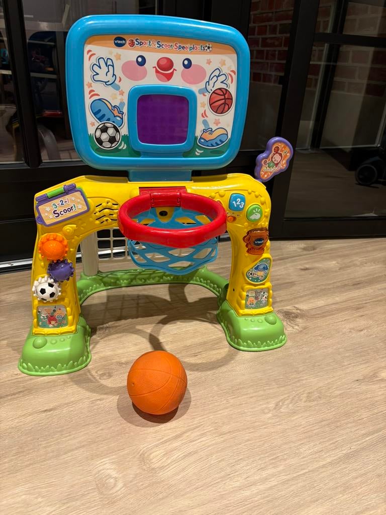 vtech goal and basketball, Kinderen en Baby's, Speelgoed | Vtech, Ophalen, Zo goed als nieuw
