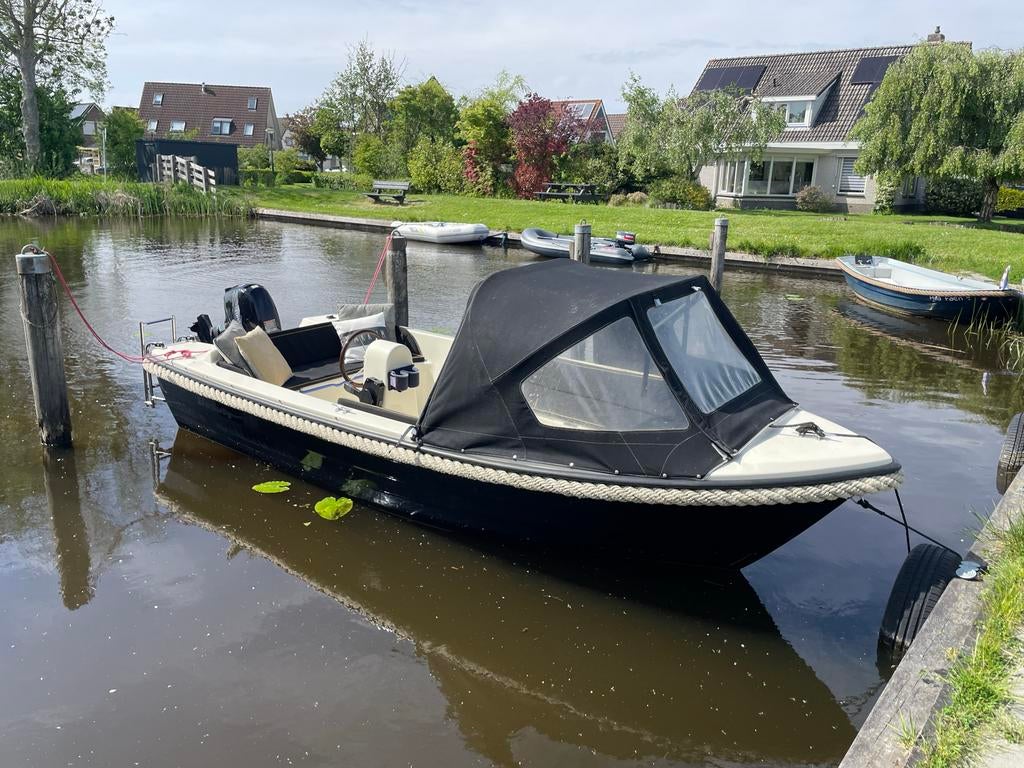 Leuke sloep met trailer, Watersport en Boten, Sloepen, Gebruikt, Tot 10 pk, Ophalen of Verzenden, 3 tot 6 meter