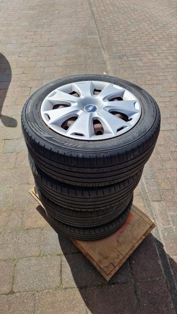 Set wielen voor Ford Focus met gebruikte banden, Auto-onderdelen, Remmen en Aandrijving, Ophalen of Verzenden, Gebruikt
