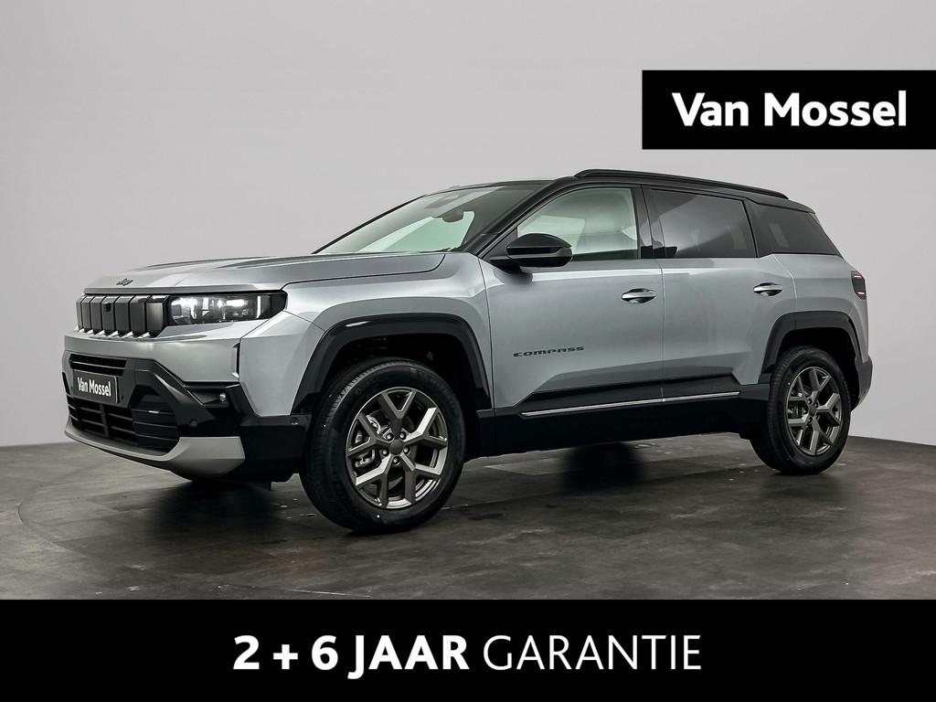 Jeep Compass 1.2 e-Hybrid First Edition | 360 graden camera, Auto's, Jeep, 1199 cc, Adaptive Cruise Control, Bedrijf, 3 cilinders