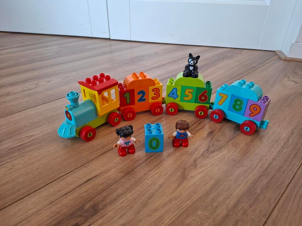 Lego Duplo 10847 Getallentrein, Ophalen, Zo goed als nieuw, Complete set, Duplo