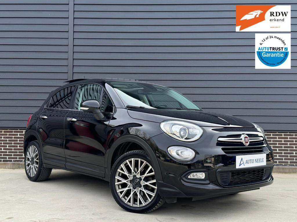 Fiat 500X 1.4 Turbo Club Panoramadak, Leder, Keyless, Auto's, Fiat, Gebruikt, 1295 kg, 4 cilinders, 500X