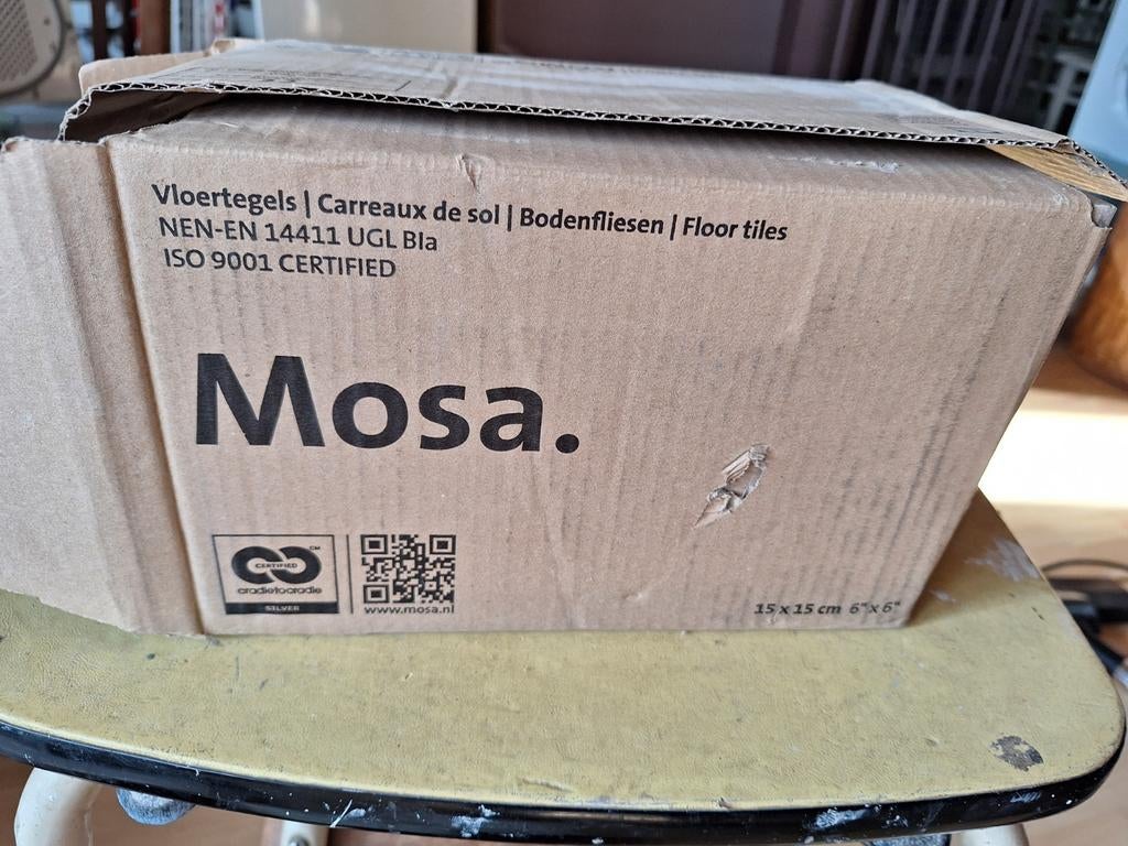 Mosa Wandtegels - Nieuw in doos, 15x15 cm, Ophalen, Nieuw, Minder dan 20 cm, Minder dan 20 cm