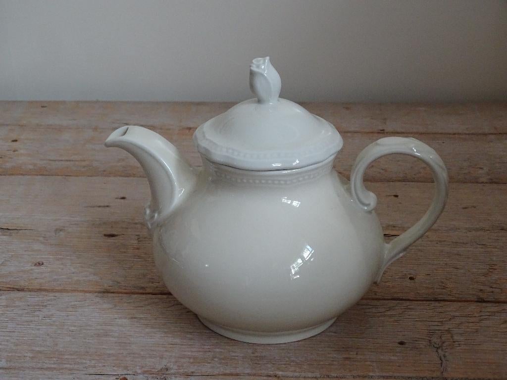 1x Theepot, Bavaria Seltmann Weiden ALT DRESDEN, creme, zgan, Ophalen of Verzenden