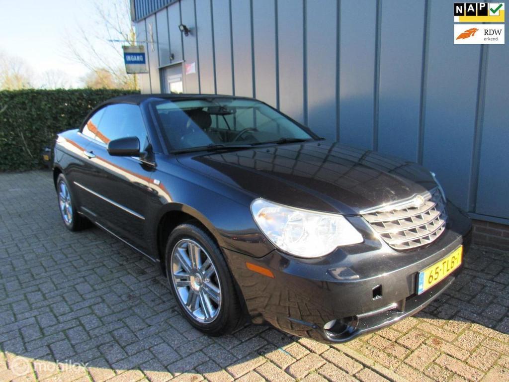 Chrysler Sebring Cabrio 2.0 CRD Limited //APK//Airco//Cruise, Voorwielaandrijving, Cabriolet, Zwart, Leder