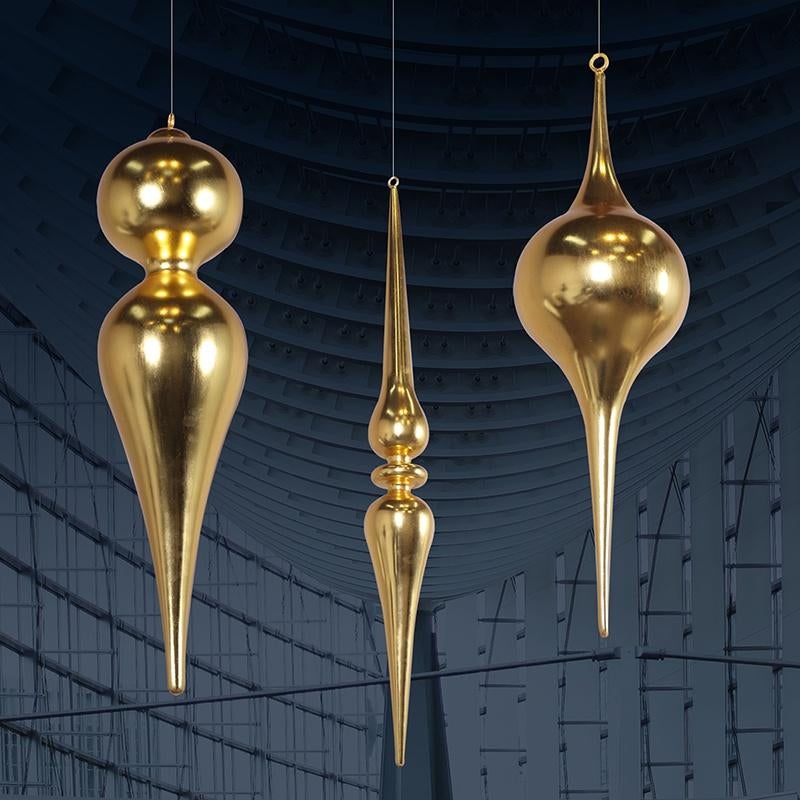 Twinkle Cone Gold or Silver– Kerstbal Hoogte 92 cm, Ophalen, HorecaBeelden, Nieuw, HorecaBeelden