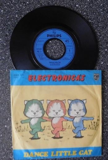 Electronica's - dance little cat (DE 1981) (vanaf € 2,00), Ophalen of Verzenden, Zo goed als nieuw, Overige formaten, Levenslied of Smartlap
