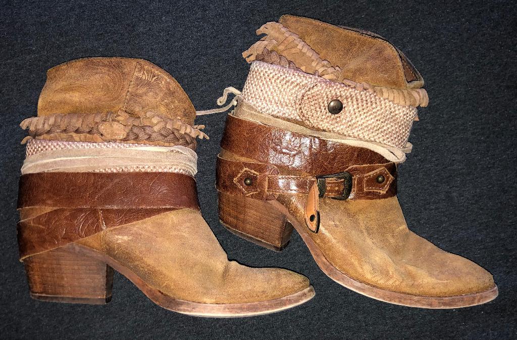 Super gave Italiaanse leren enkel laarzen Ibiza style mt 39, Kleding | Dames, Schoenen, Firenze, Bruin, Verzenden, Lage of Enkellaarzen