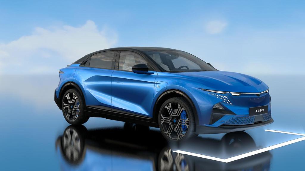 Alpine A390 GT | Bleu Alpine Vision | Sabelt® Alpine sports, Auto's, Alpine, Stof, Overige modellen, Overige carrosserieën, Blauw