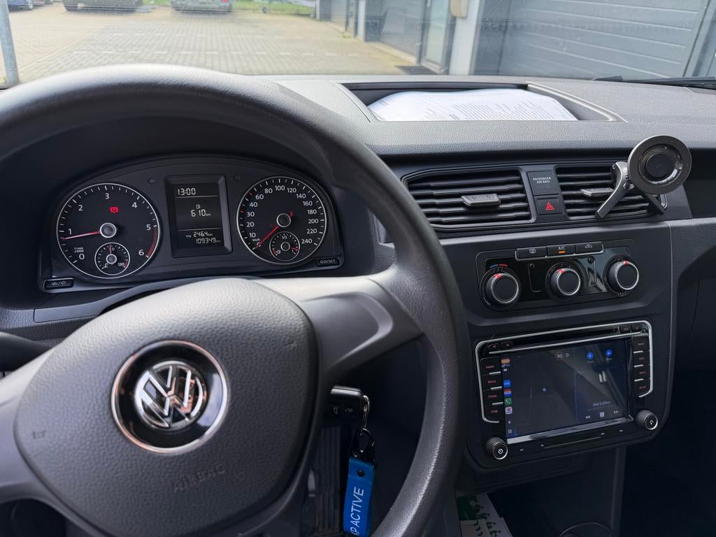 VOLKSWAGEN CADDY (** LAGE KM STAND !! - PAK JE KANS **), Stof, 74 pk, Zwart, 4 cilinders