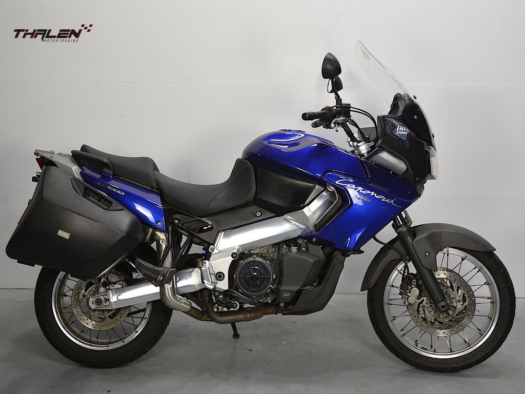 APRILIA ETV 1000 CAPONORD + kofferset  (bj 2003) 40,100 km, Motoren, Motoren | Aprilia, 2 cilinders, Motorrijbewijs A, Bedrijf