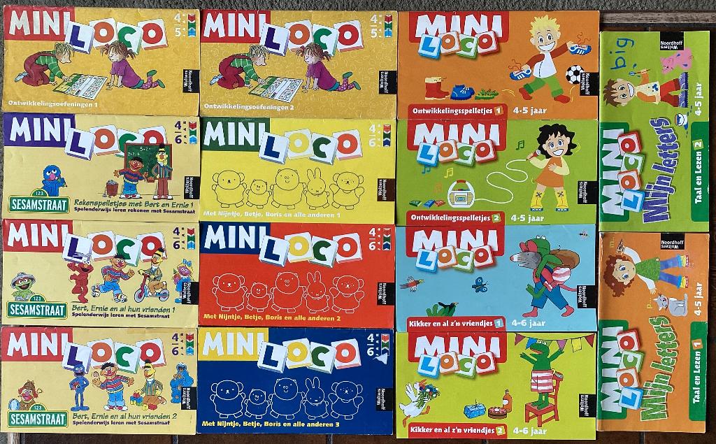 Mini loco boekjes, 3,50 euro per boekje, Kinderen en Baby's, Speelgoed | Educatief en Creatief, Ophalen of Verzenden, Zo goed als nieuw