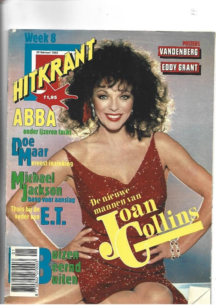 HITKRANT MAGAZINE 24 FEBR 1983 WEEK 8 NORMAAL -ABBA, Boeken, Ophalen of Verzenden, Zo goed als nieuw, Muziek, Film of Tv