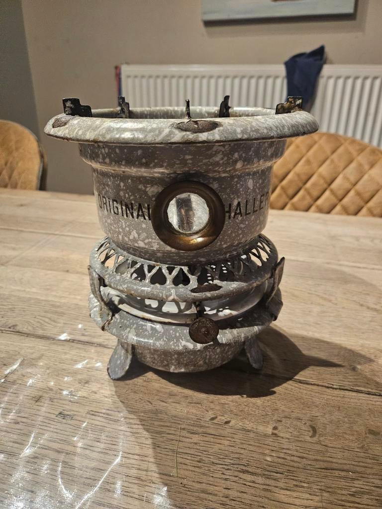 Petroleumstel 1 pits original Haller, Ophalen of Verzenden