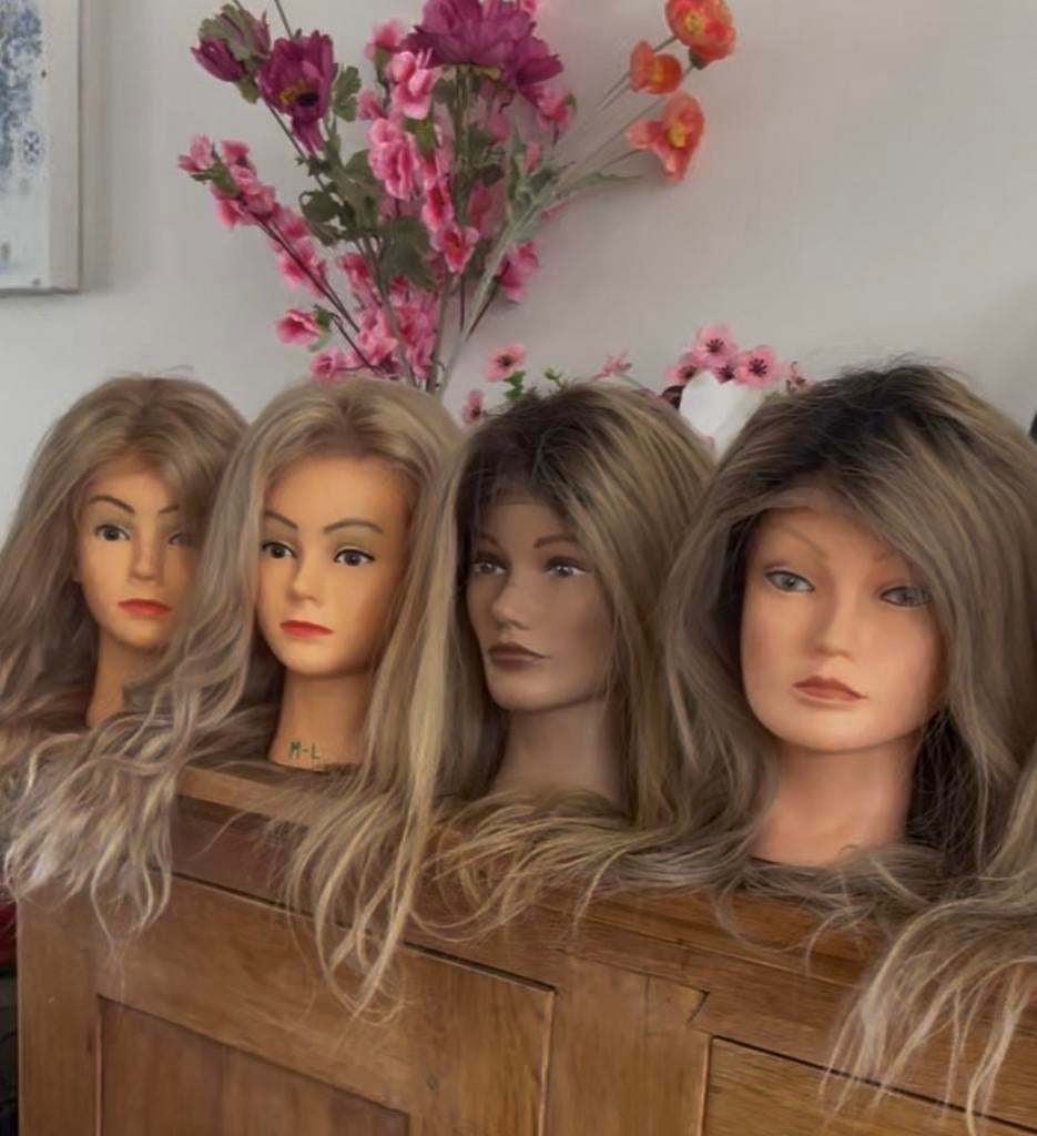 Pruiken, haarwerken, human hair, nieuw, lace, echt haar, Sieraden, Tassen en Uiterlijk, Uiterlijk | Haarverzorging, Ophalen of Verzenden