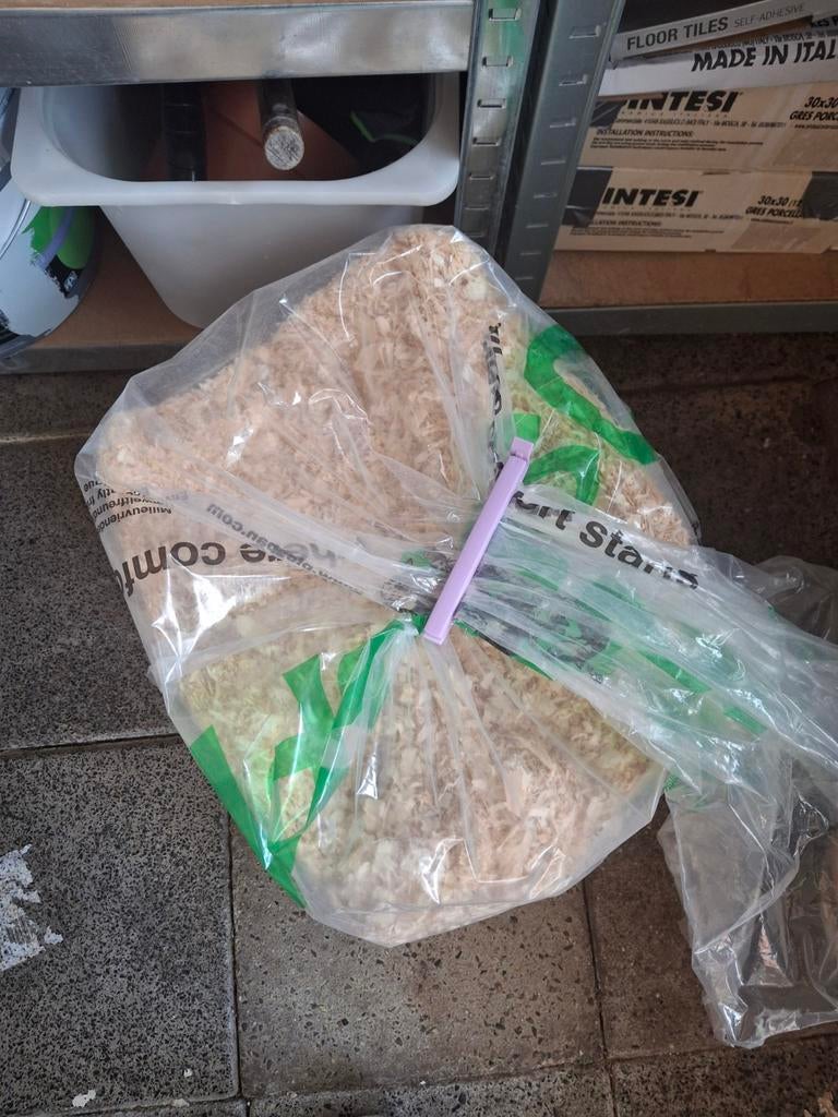 Gratis zaagsel, Ophalen, Verzorging