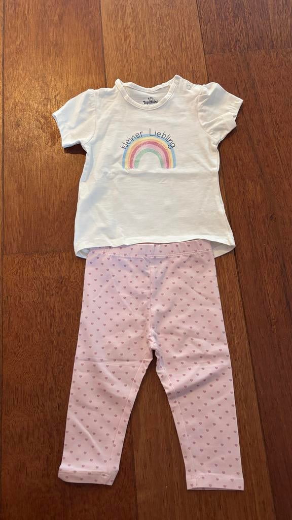 Leuke set: Topomini shirt regenboog en broek - 62/68 - NIEUW, Ophalen of Verzenden, Nieuw, Meisje, Setje