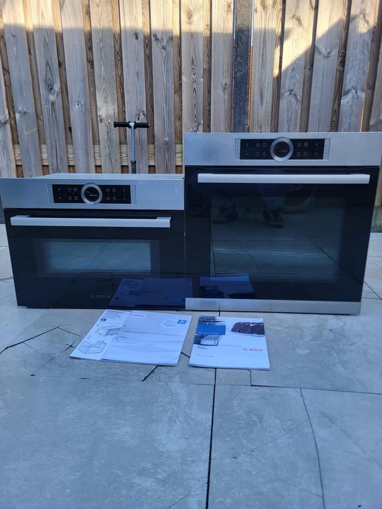 SIEMENS COMBI OVEN EN SIEMENS HETE LUCHT GRILL OVEN, Ophalen, Zo goed als nieuw, Hete lucht, 45 tot 60 cm