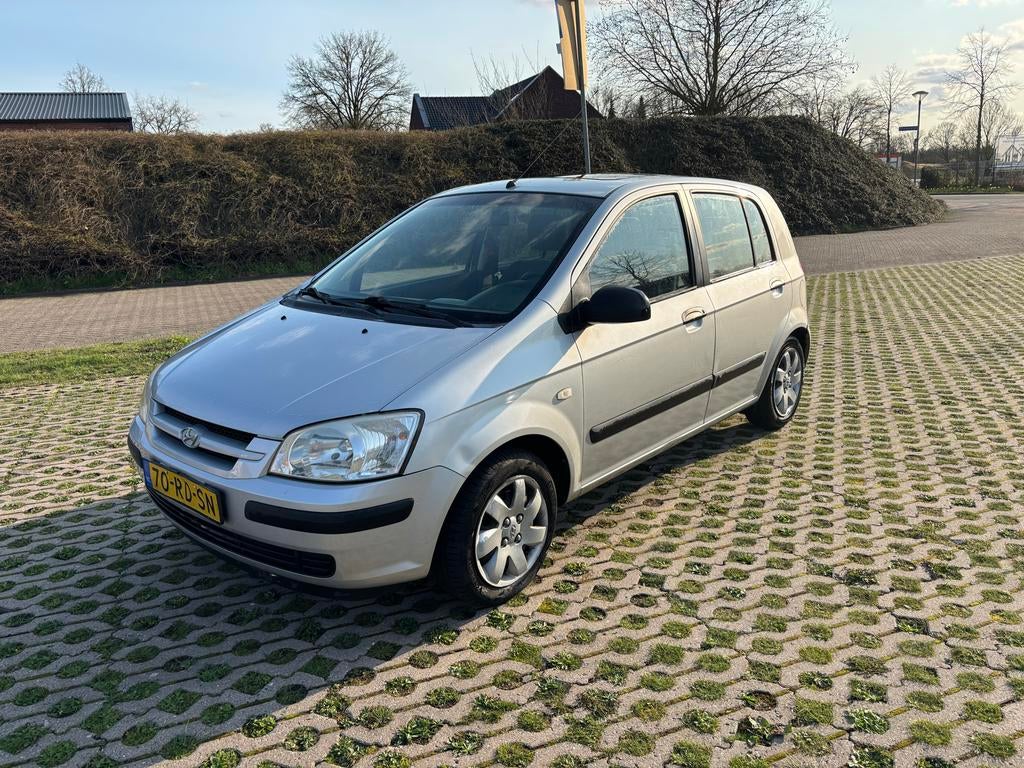 Hyundai Getz 1.1 5DRS 2005 Grijs Pano. Nieuwe apk, Auto's, Hyundai, Getz, Benzine, B, Hatchback, Handgeschakeld, Origineel Nederlands
