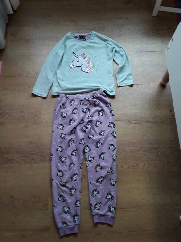 Pyjama unicorn mt 134 140, Ophalen of Verzenden, Meisje, Nacht- of Onderkleding