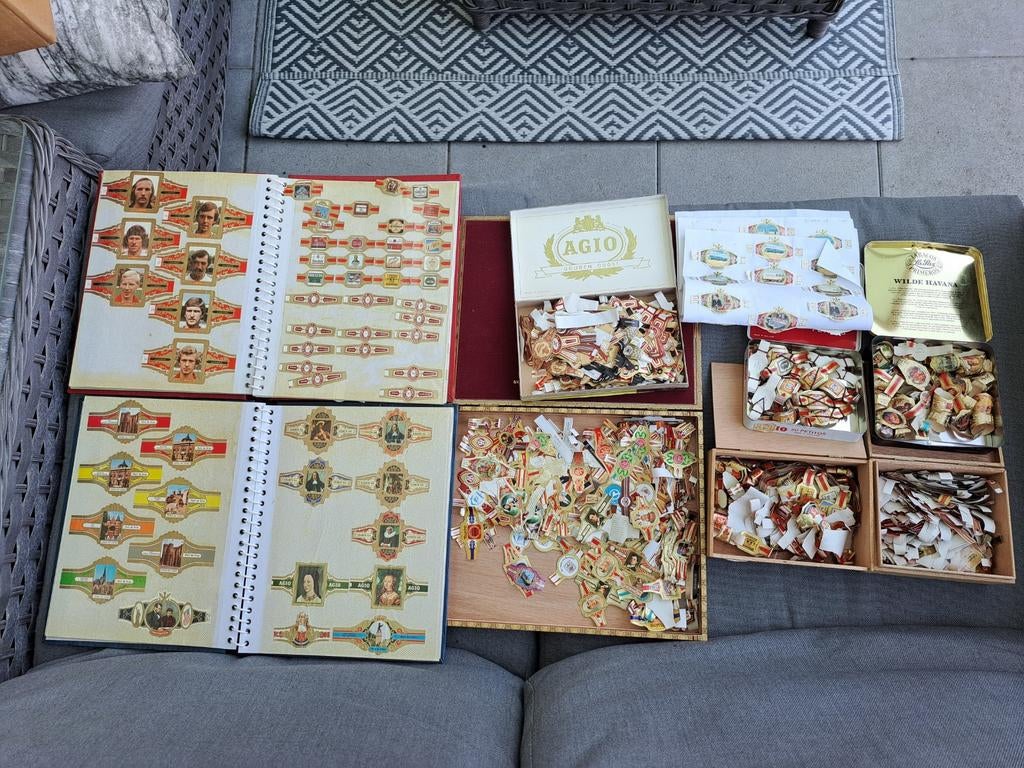 Heel veel sigaren bandjes, Ophalen of Verzenden