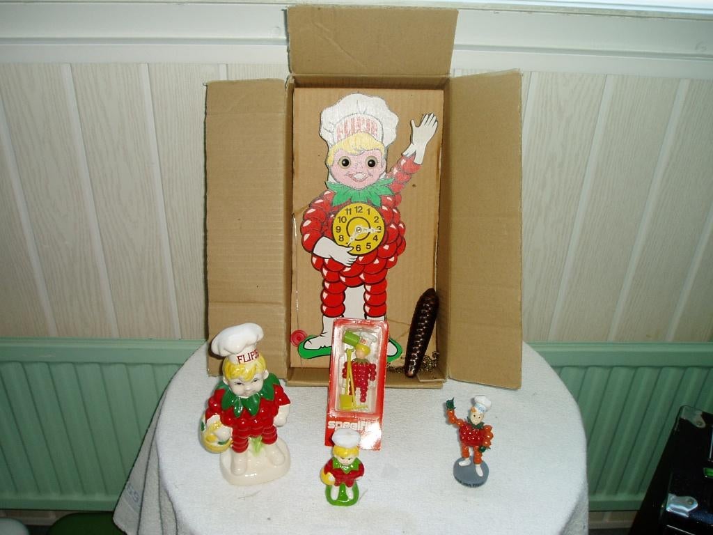 De Laaste Flipje klok spaarpot enz hele verzameling, Ophalen, Zo goed als nieuw, Gebruiksvoorwerp