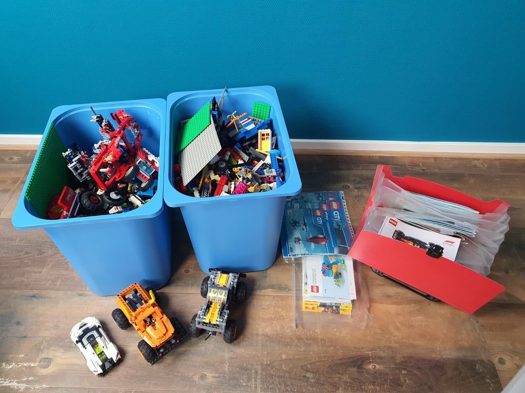 Grote partij LEGO oa Creator, City, Technic, Minecraft enz, Ophalen, Zo goed als nieuw, Complete set, Lego