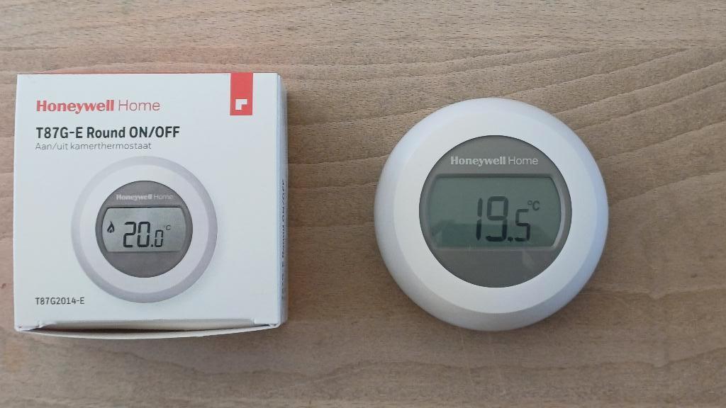 Honeywell Home T87G- E Round ON/OFF Kamerthermostaat, Thermostaat, Minder dan 30 cm, Nieuw, Minder dan 60 cm