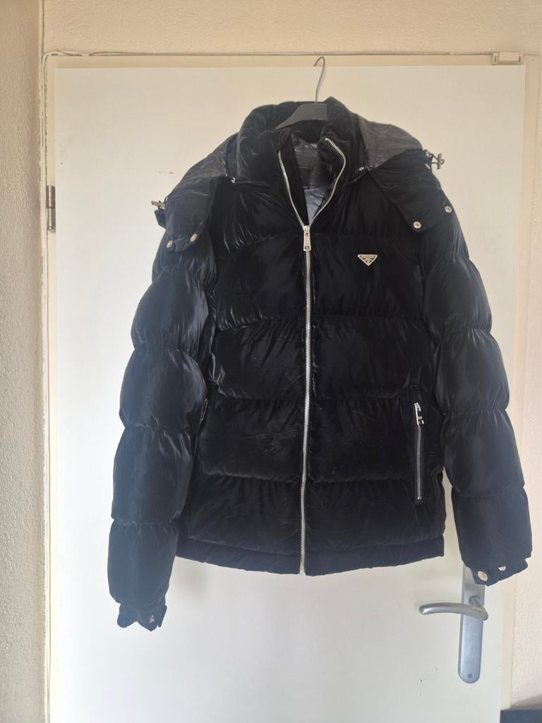 Prada jas, Ophalen of Verzenden, Zo goed als nieuw, Maat 48/50 (M), Zwart