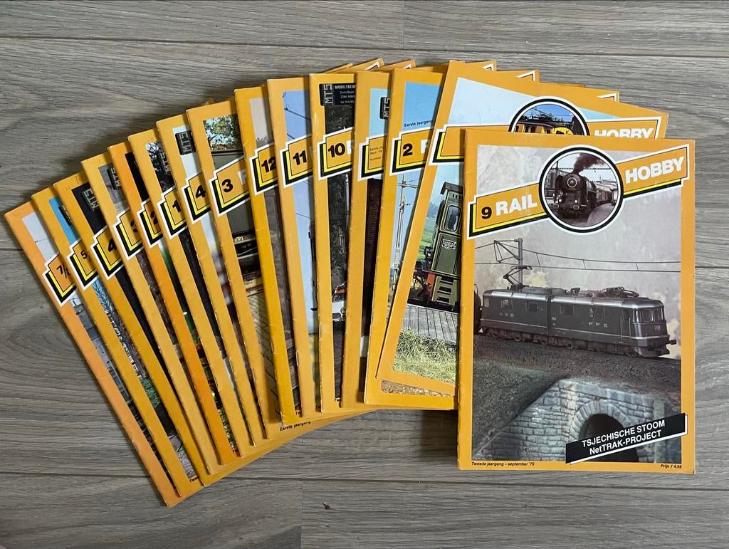 Rail Hobby tijdschriften, 15 stuks, 1978-1979, Ophalen of Verzenden, Gebruikt, Gelijkstroom of Wisselstroom, Boek, Tijdschrift of Catalogus